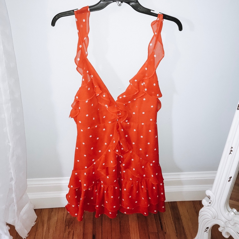 For Love & Lemons Polka Dot Dress!